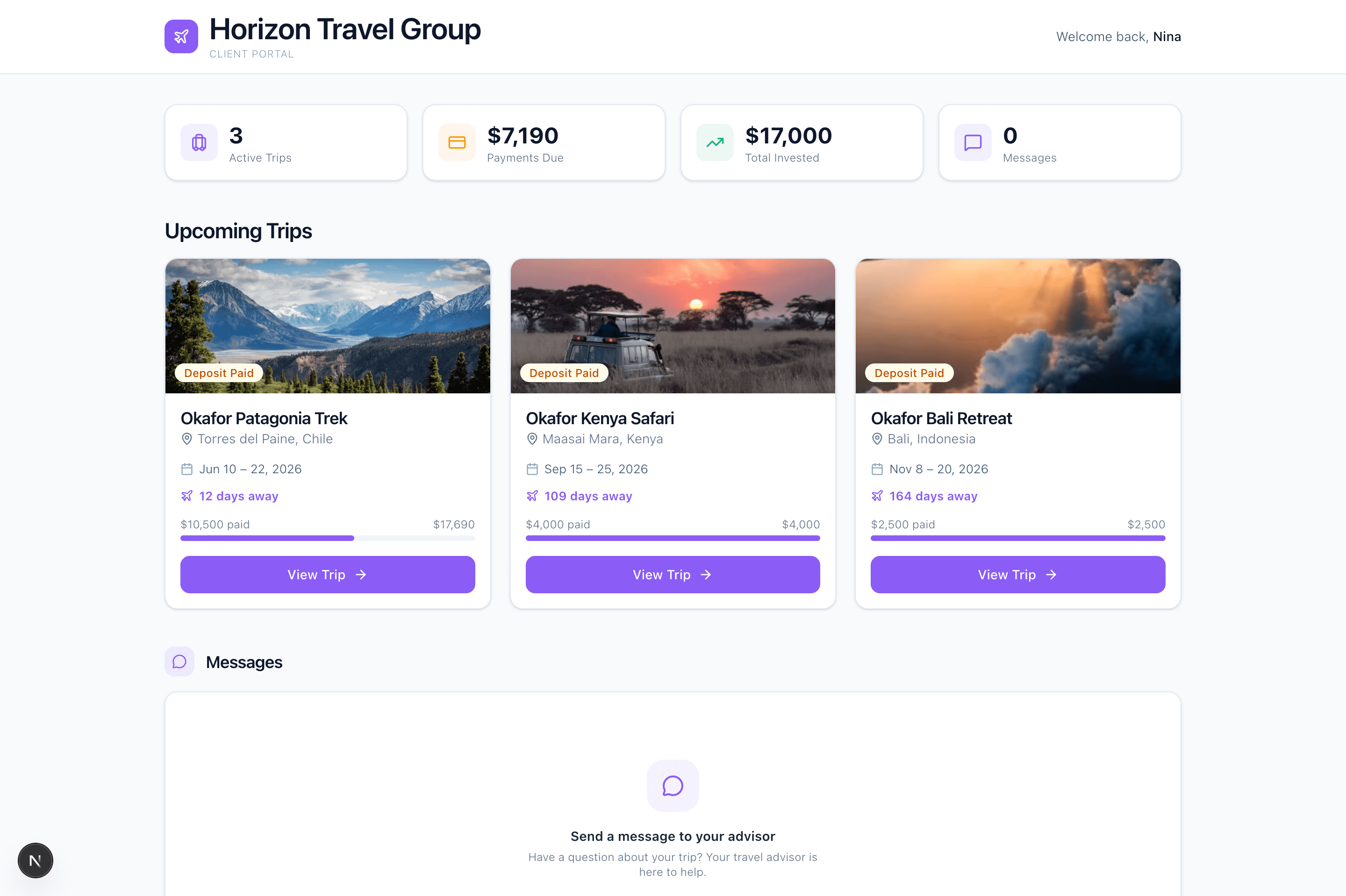 Client portal